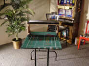 view of throwing station